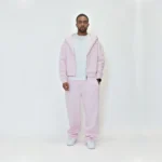 straight leg jogga' - pink