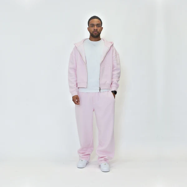straight leg jogga' - pink straight leg jogga' - pink