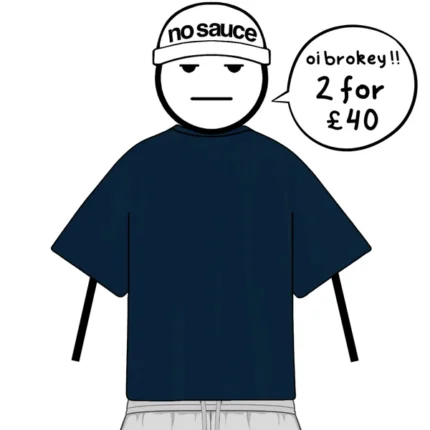 oversized tee navy