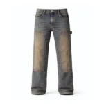 straight leg carpenta’ jeans blue (mocha wash)