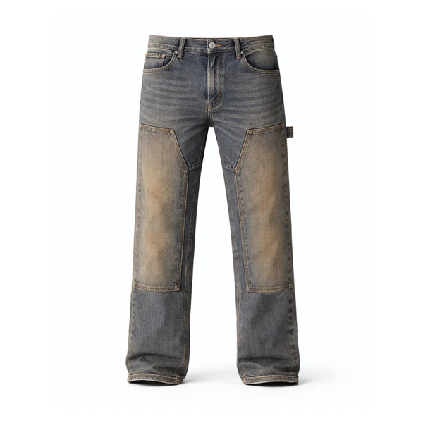 straight leg carpenta’ jeans blue (mocha wash) straight leg carpenta’ jeans blue (mocha wash)