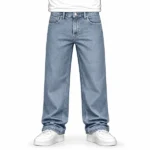 straight leg jeans light blue